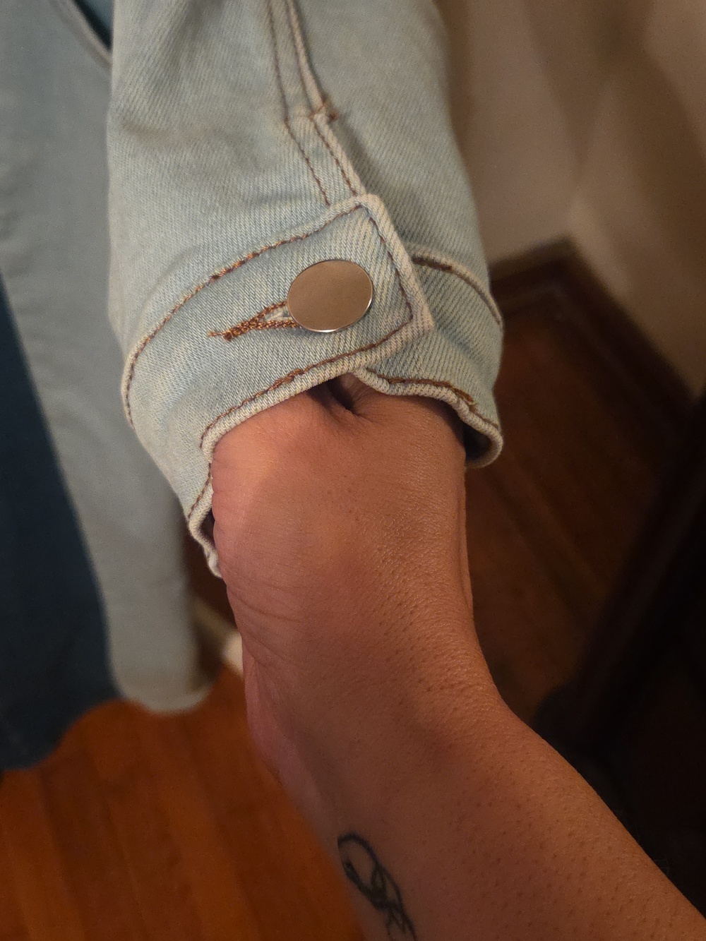 Eloquii Denim Jumpsuit - Picture 6 of 9